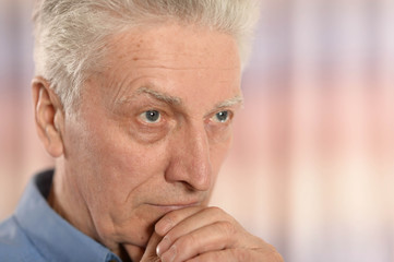 portrait of a senior man