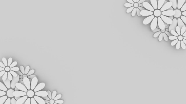 wedding floral background with place for text