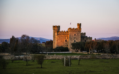Castle at Aguijuelas, Caceres, Estremadura, Spain