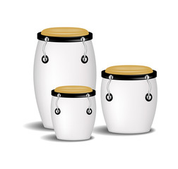 Congas band in white design