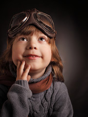 boy dreaming glasses Pilot
