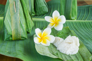 Obraz na płótnie Canvas Thai dessert from nature