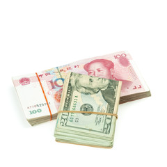 Dollar USA and RMB Chinese