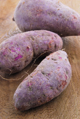 Purple Colored Sweet Potatoes