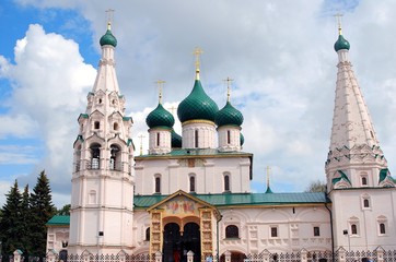 Church of Elijah the Prophet in Yaroslavl (Russia).