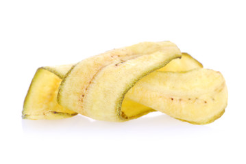 Banana crisp , fried thinly sliced banana chips, a tropical snac