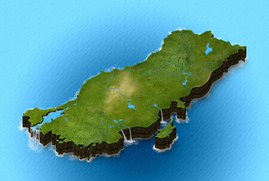 3D turkey map