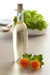 Bottle with Safflower oil