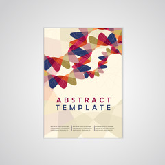 abstract background business poster template