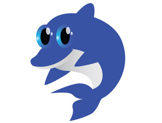 Cute dolphin cartoon