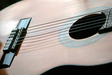 Classical guitar- strings and body