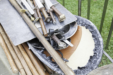 Ancient medieval swords