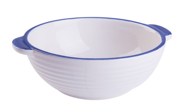 bowl. cooking ceramic bowl on white