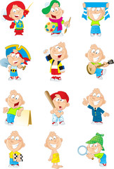 boy in different images