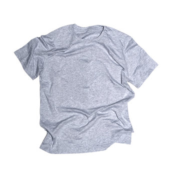 gray t-shirt on a white background