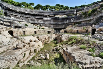 Anfiteatro romano di Cagliari - obrazy, fototapety, plakaty