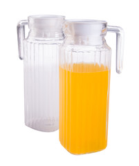 orange juice on a background