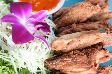 fired wing chicken yummy