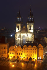 Fototapeta na wymiar Prague By Night