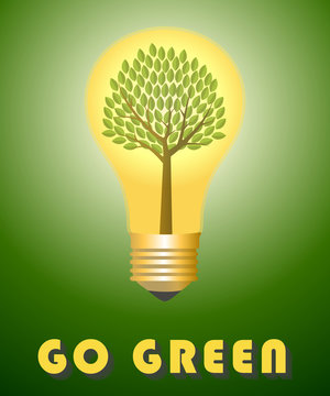 Go green concept.