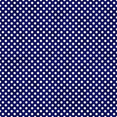 Navy Blue and White Small Polka Dots Pattern Repeat Background