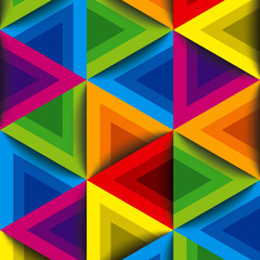 geometric background made of triangles