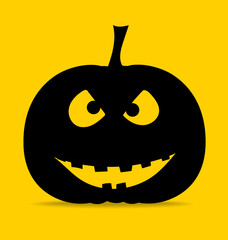 Happy Halloween design background with Halloween pumpkin. Vector