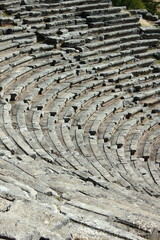 Amphitheater of Ancient Delphi in greece