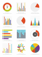 set of infographics elements