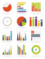set of infographics elements
