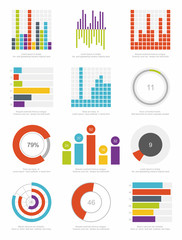 set of infographics elements