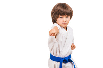 Martial arts boy.