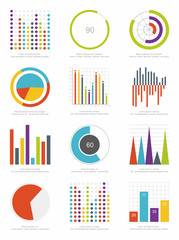 set of infographics elements