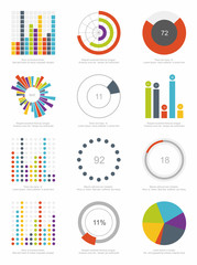 set of infographics elements