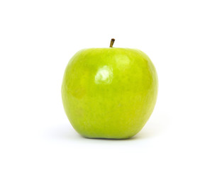 Green apple, isolated on white background