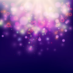 Purple Abstract Backdrop Bokeh Background