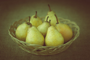 yellow pears