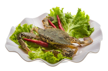 Raw crab