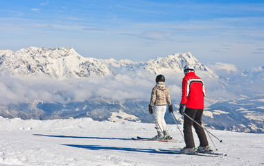 Ski resort Schladming . Austria