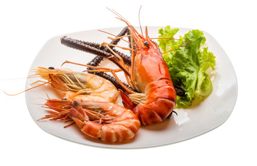 Giant Freshwater Prawn and king prawns