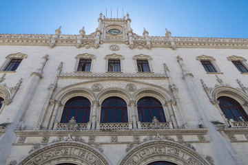 Obraz premium Rossio Railway Station in Lisbon, Portugal