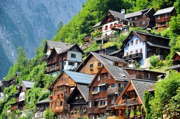 Fototapeta na wymiar Hallstatt village Austria