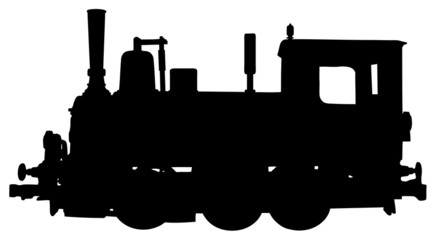 Steam locomotive silhouette © kovaricekpavel