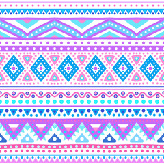 Tribal ethnic seamless stripe pattern. Vector illustration