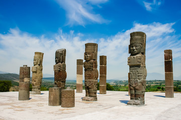 Toltec sculptures