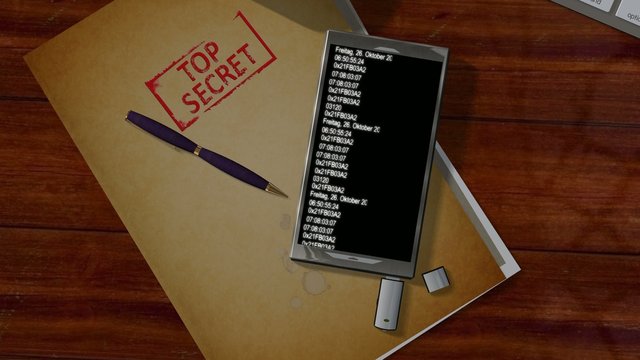 espionage program scans smartphone on secret file
