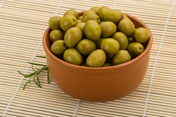 Green olives