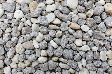 Grey and white crushed granite rock
