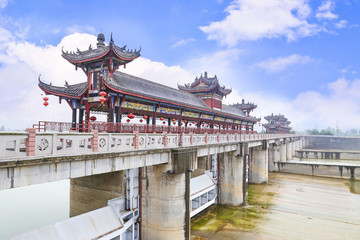 Fototapeta premium chinese covered bridge