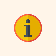 Information. Travel Flat Icon